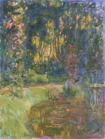 Garten von Giverny, 1923 von Claude Monet